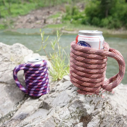 Recycled Rock Climbing Rope Can Cozy